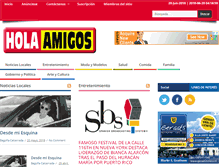 Tablet Screenshot of hola-amigos.net